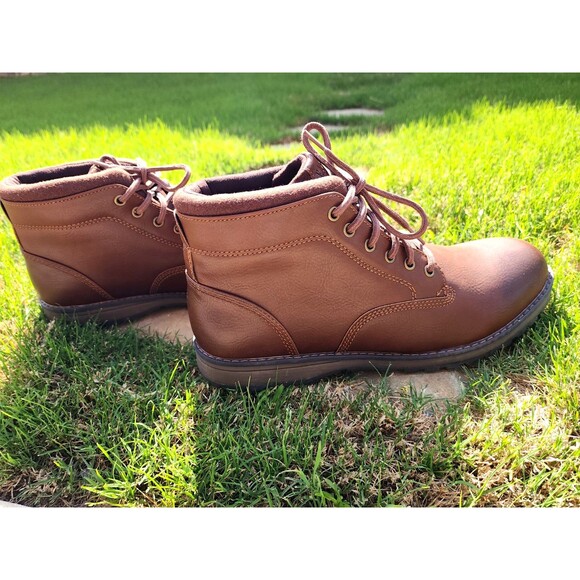 NEW Eastland Finn 7388-04D Mens Brown Synthetic Lace Up Casual Dress Boots 12D